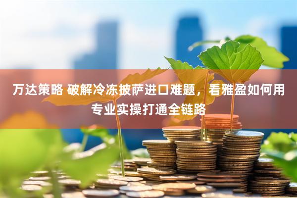 万达策略 破解冷冻披萨进口难题，看雅盈如何用专业实操打通全链路